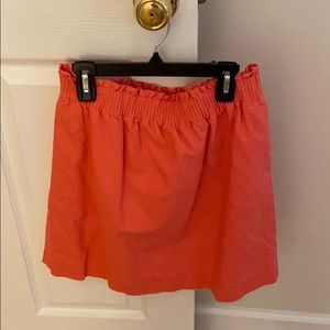 J Crew coral skirt size 6